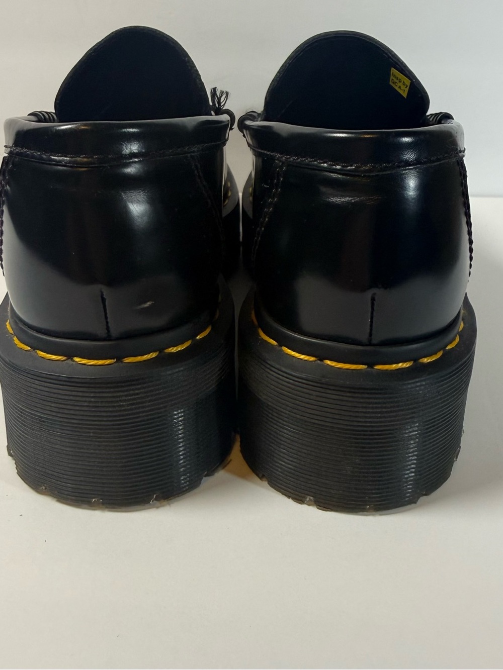 Dr Martens Penton Buttero Quad Platform Penny Loafer Black Leather US M8 W9 EU41 - Picture 11 of 16